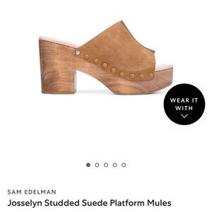 Sam Edelman Josselyn Studded platform mules